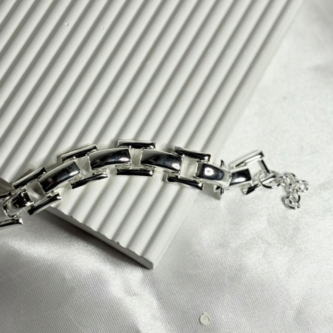 Pulsera Acero Blanco