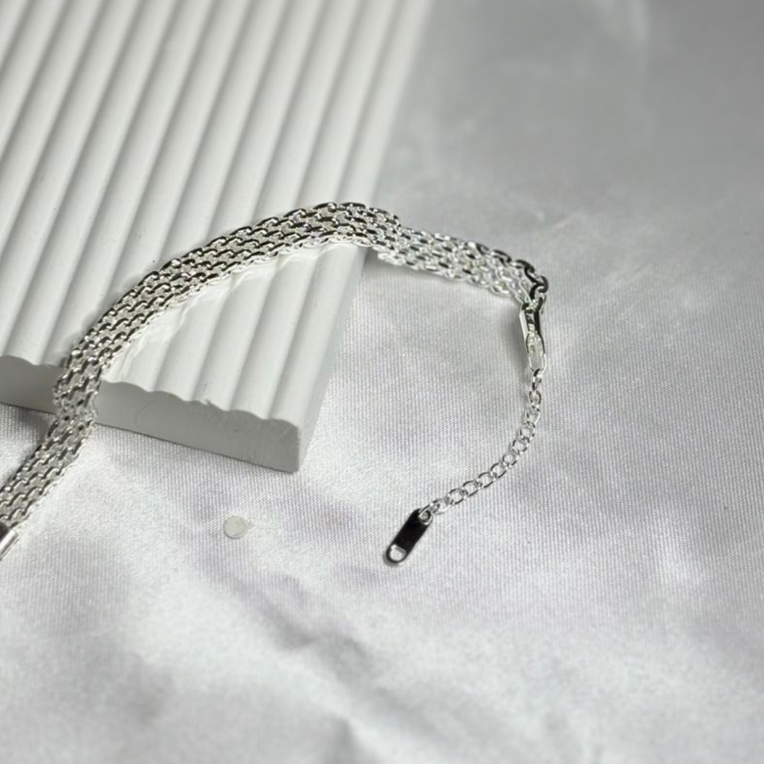 Pulsera Acero Blanco