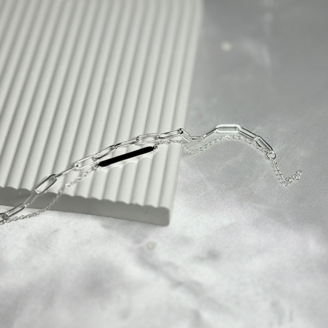 Pulsera Acero Blanco