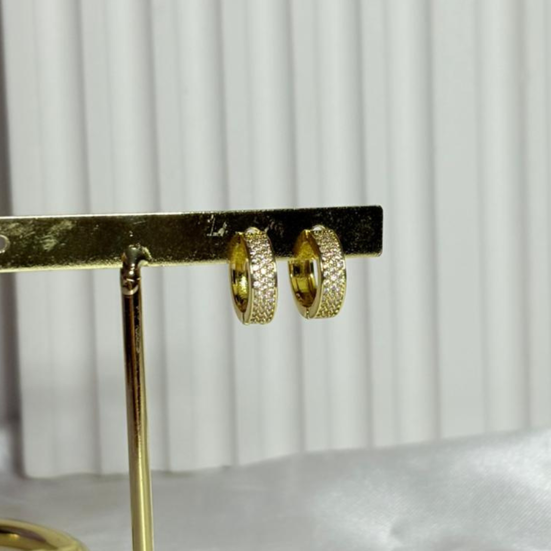 Aros Acero Dorado