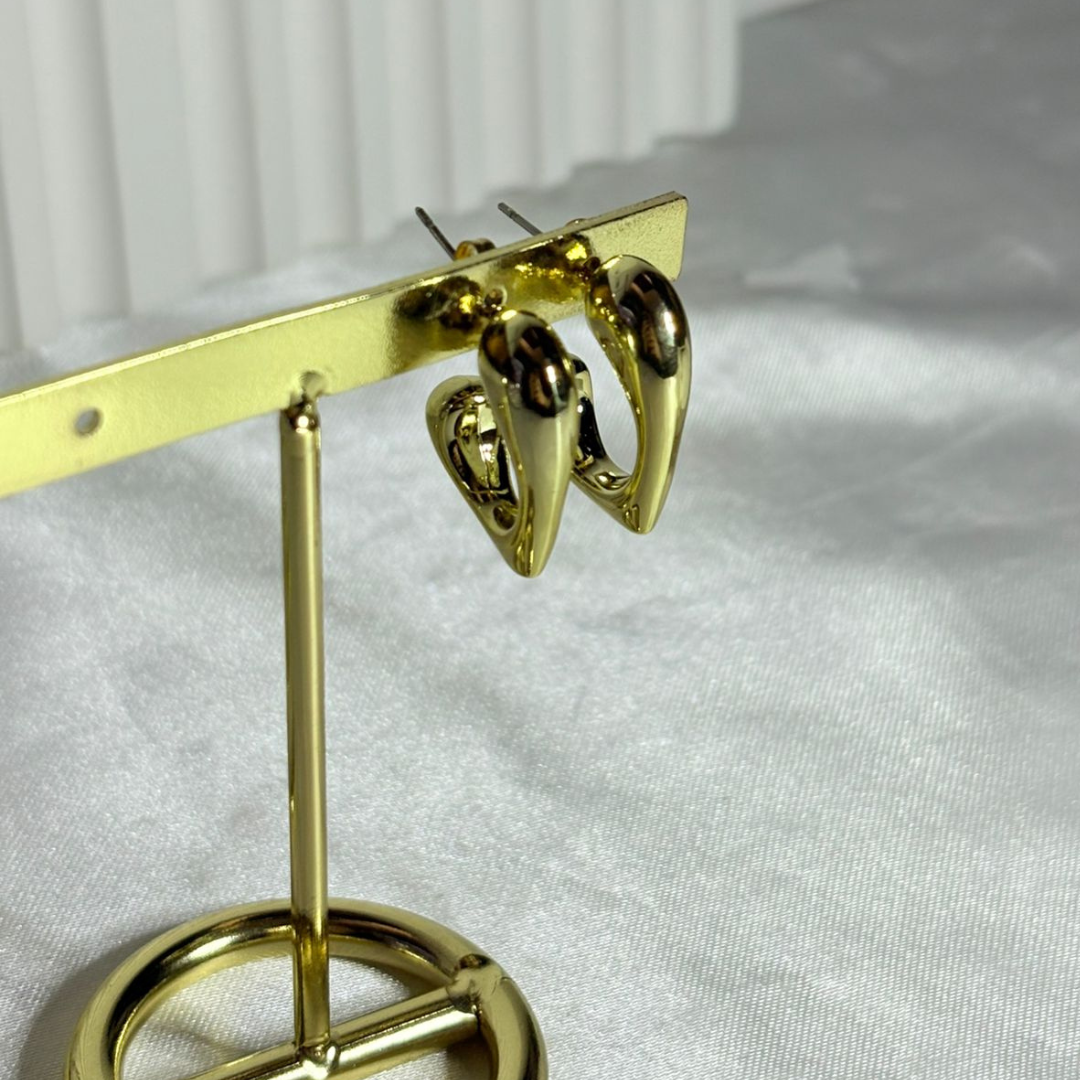 Aros Acero Dorado