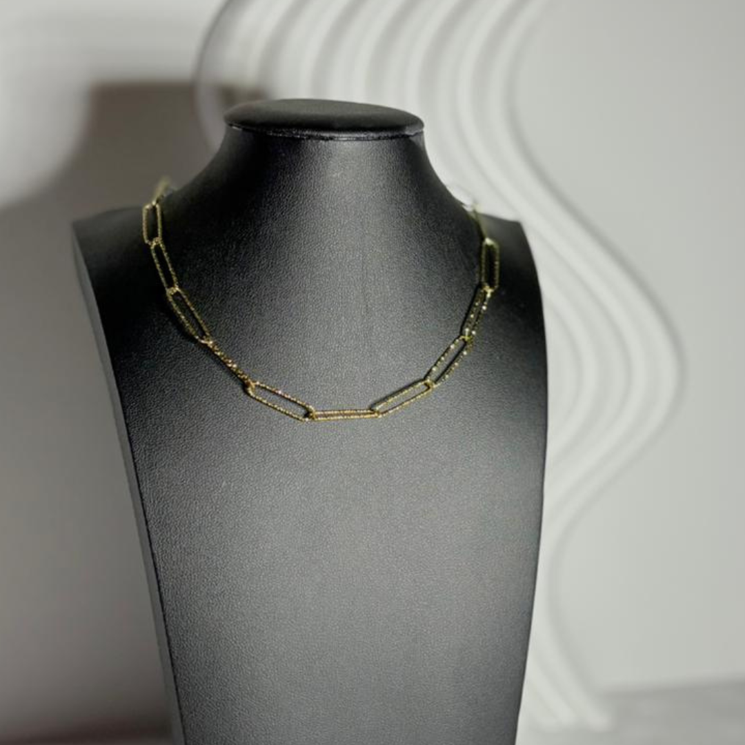 Cadena Acero Dorado