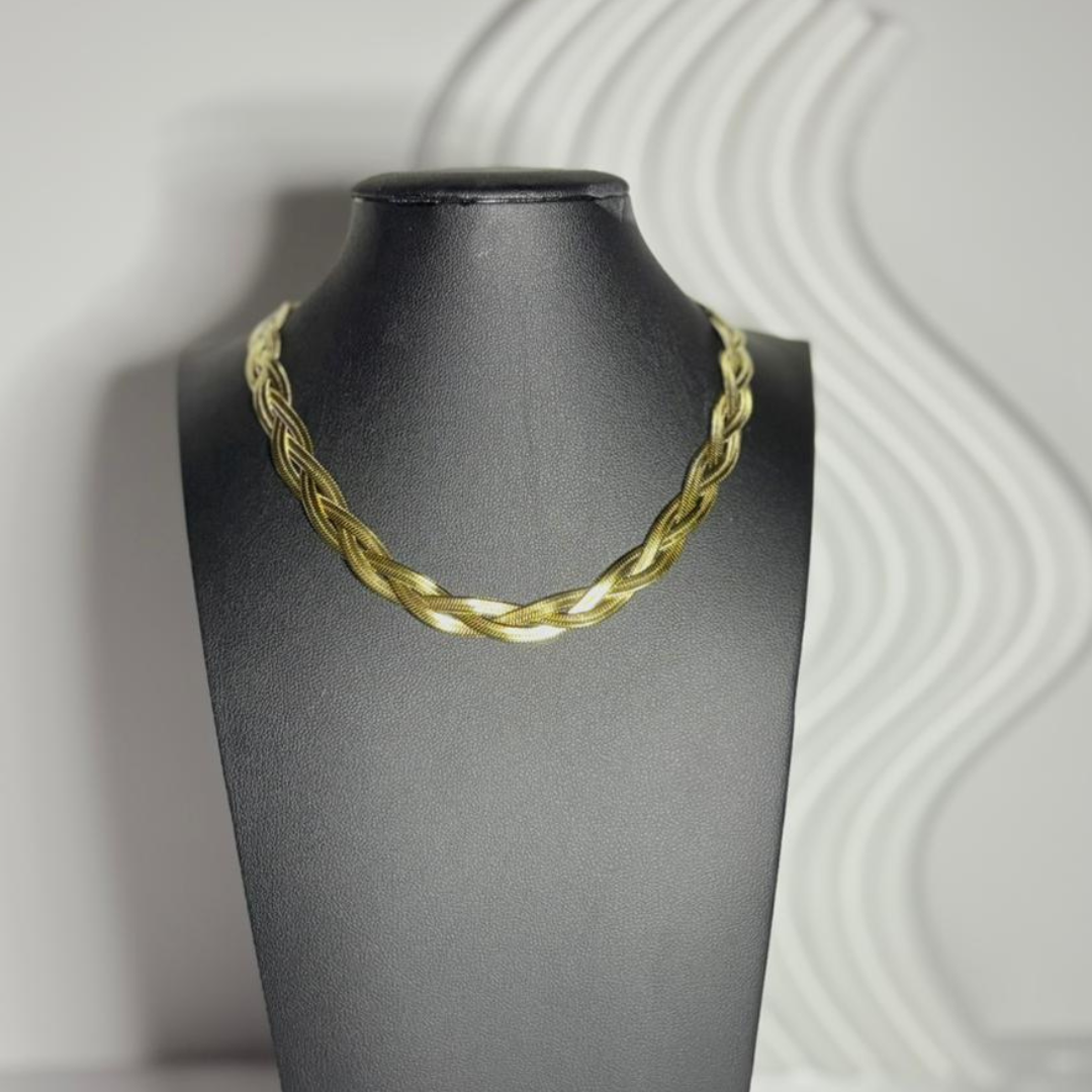 Cadena Acero Dorado