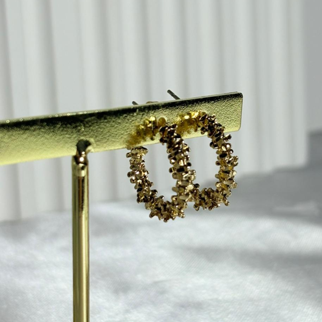 Aros Acero Dorado