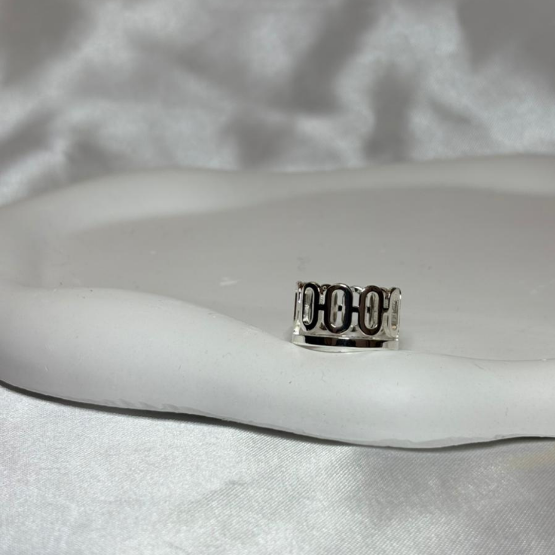 Anillo Acero Blanco
