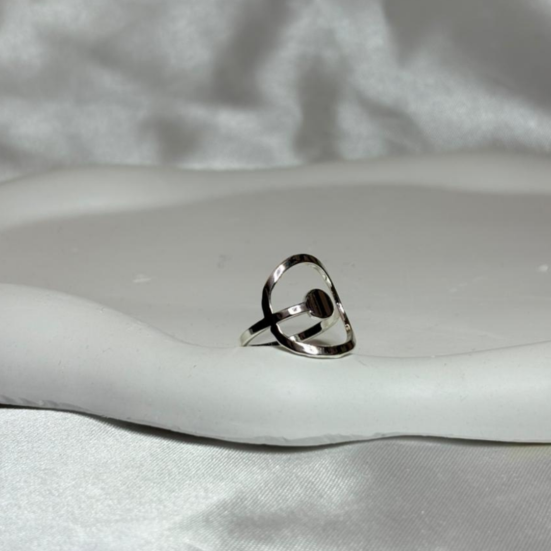 Anillo Acero Blanco