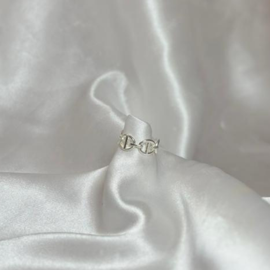 Anillo Acero Blanco