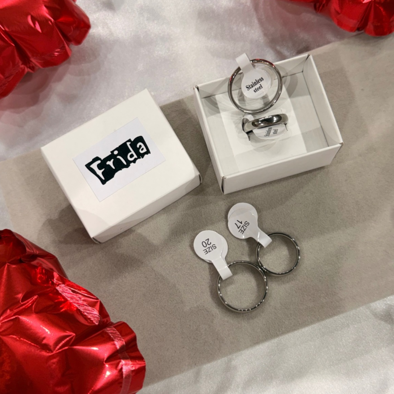 Anillos acero quirúrgico